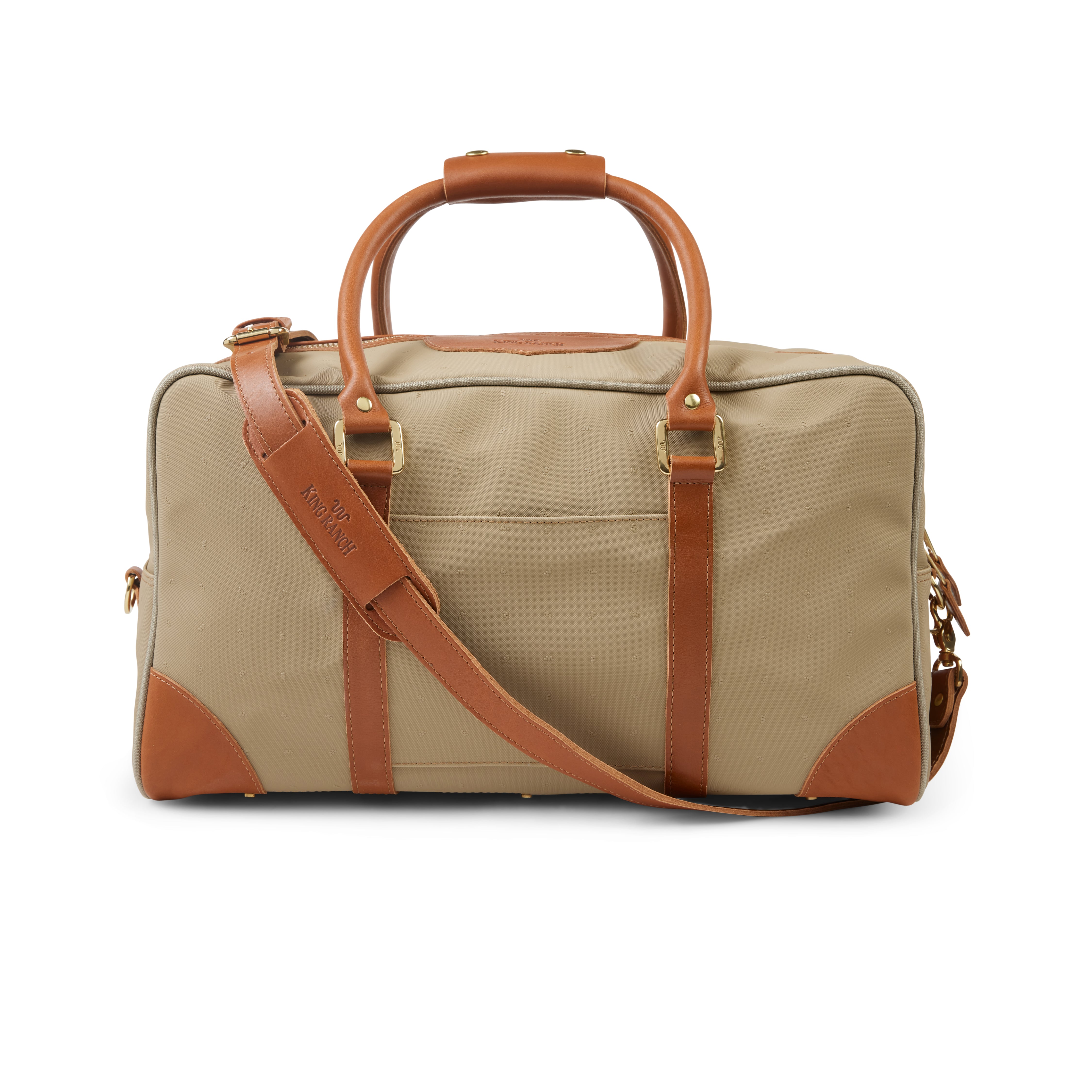 King ranch clearance leather duffle bag