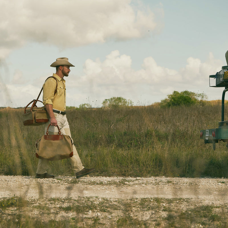 King Ranch Waxed Canvas Duffle Bag | lifestyle