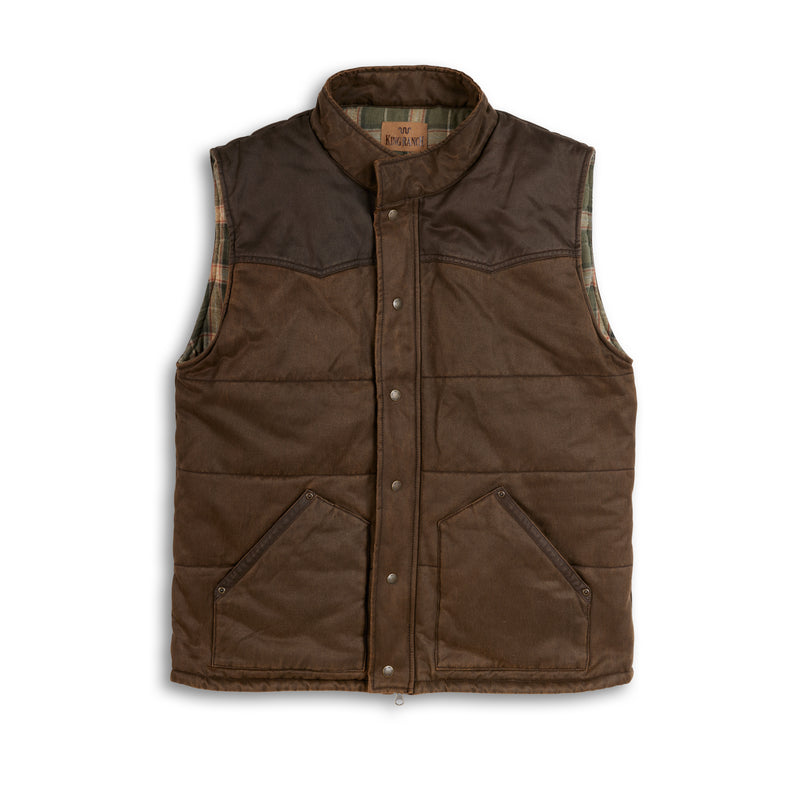 Double Color Canvas Conceal Carry Vest | Tan / Extra Large