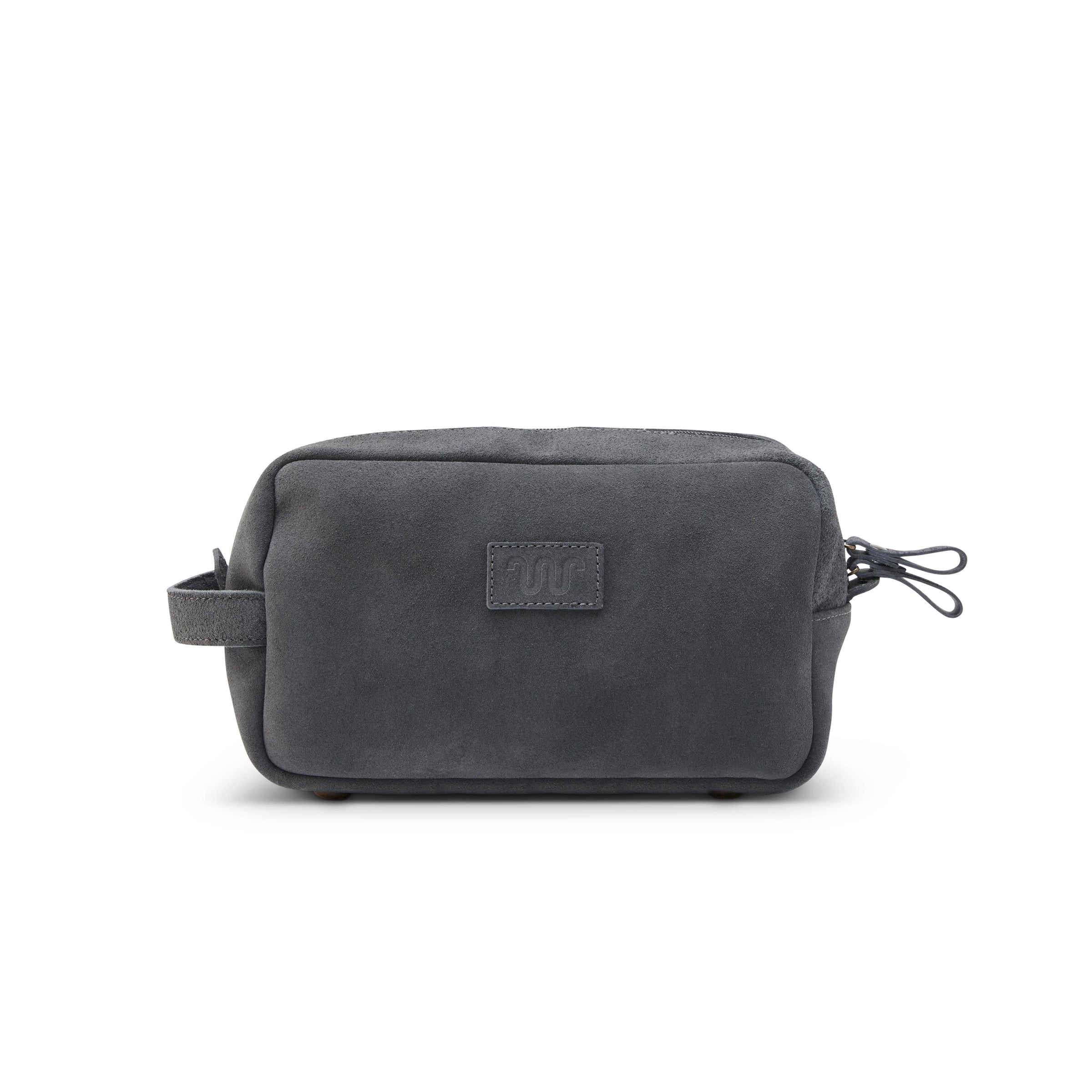 Grey Roughout Dopp Kit