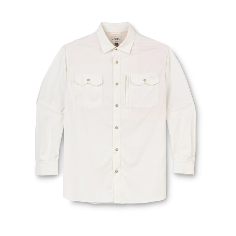 Men's Blue Norther Tech Shirt | Kineno Cream / Small