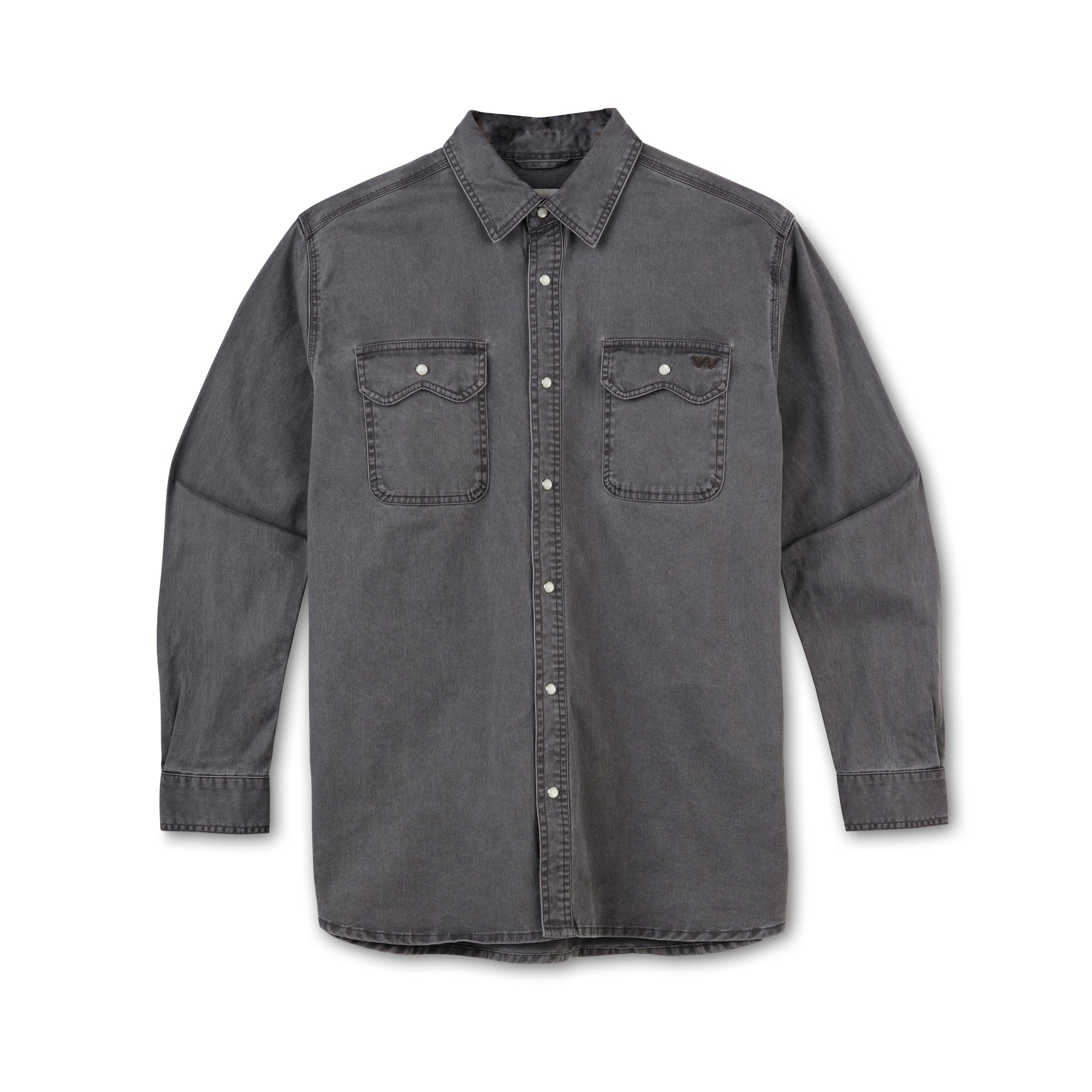 Men’s Two Pocket Ranch Shirt, Twill