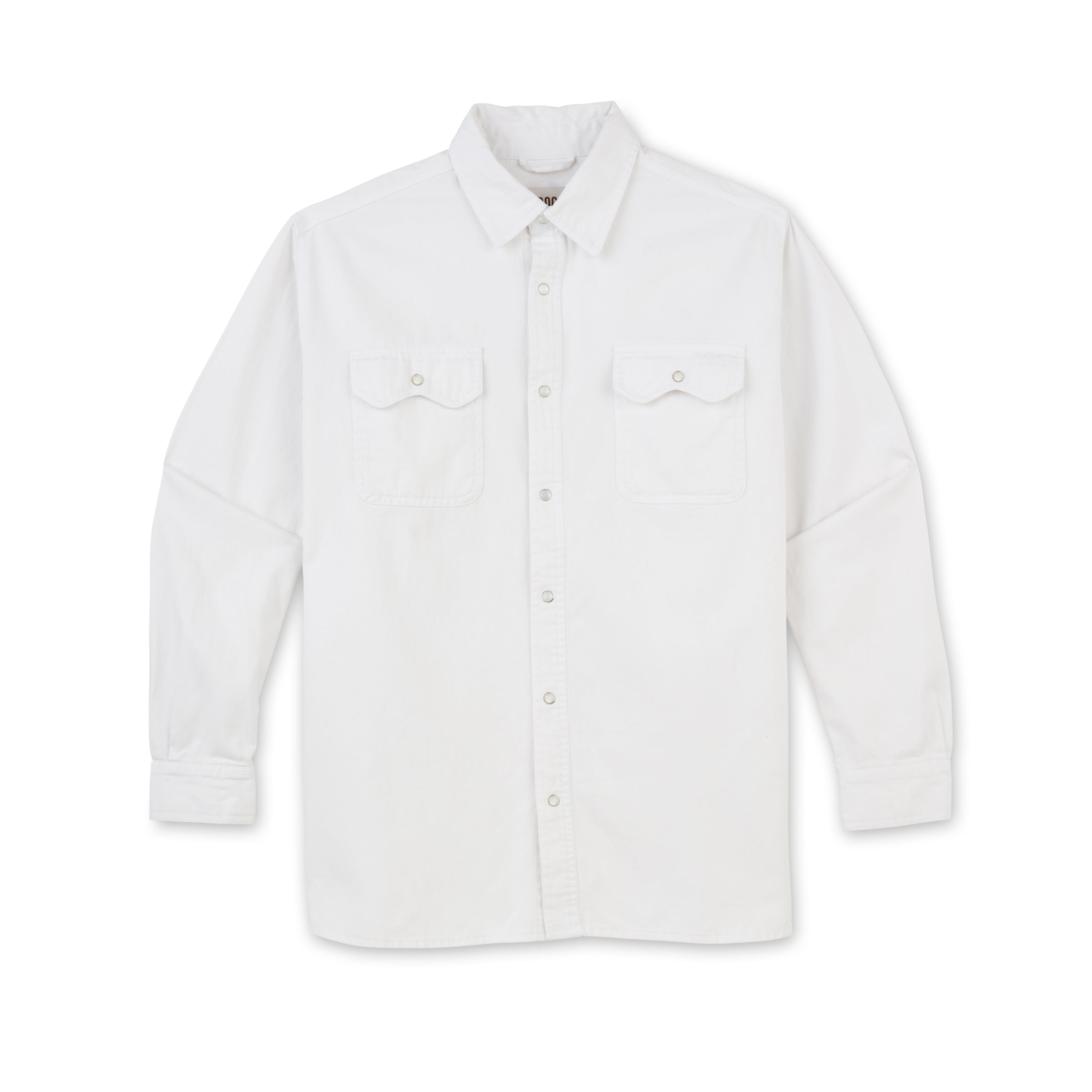 Men’s Two Pocket Ranch Shirt, Twill