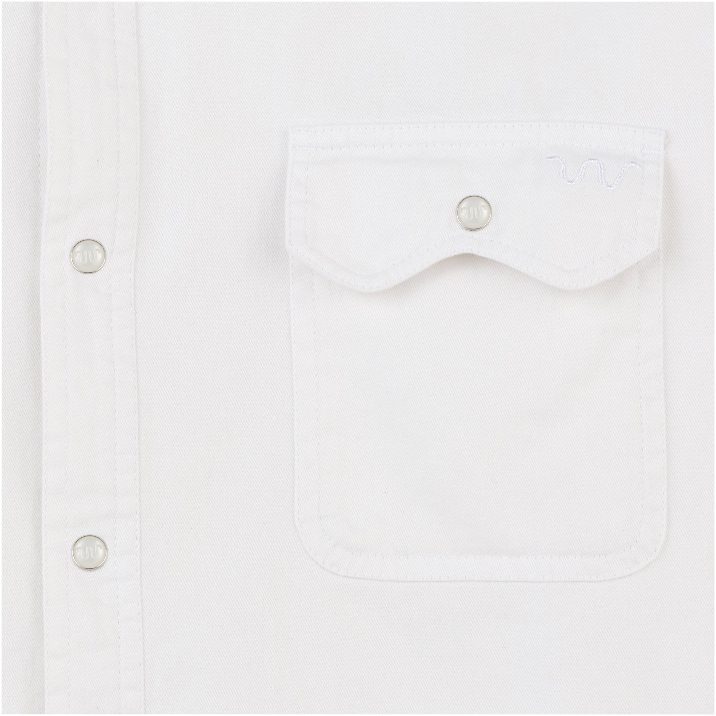 Men’s Two Pocket Ranch Shirt, Twill