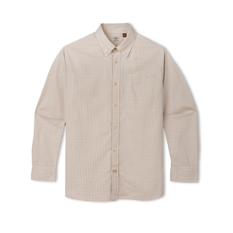 Men's One Pocket Button Down Shirt | DIAMONDBACK TAN / Small