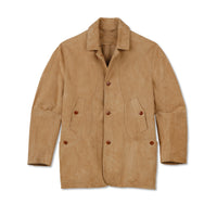 Men's Goat Suede Field Coat