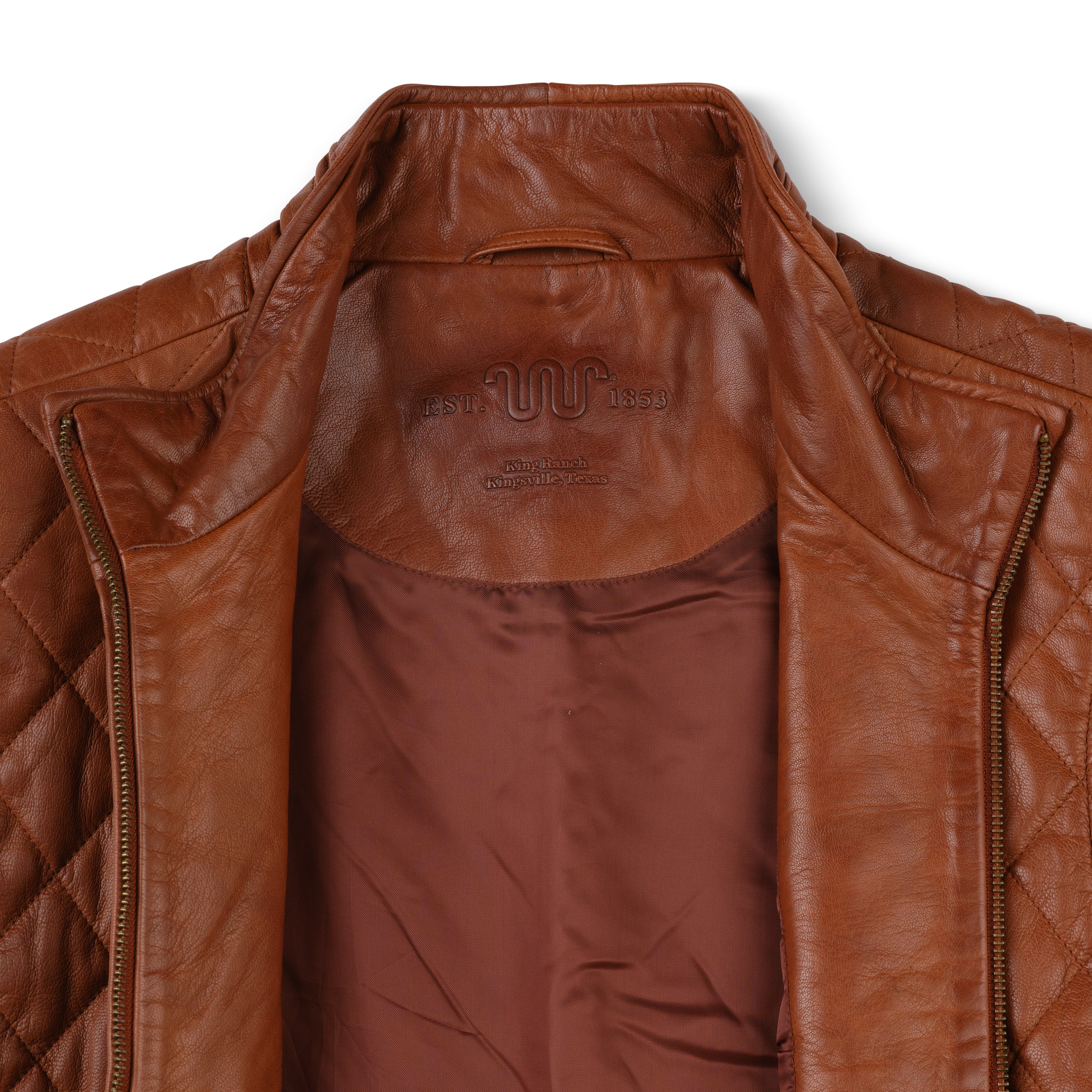 Men's Leather Quilted Ranch Vest