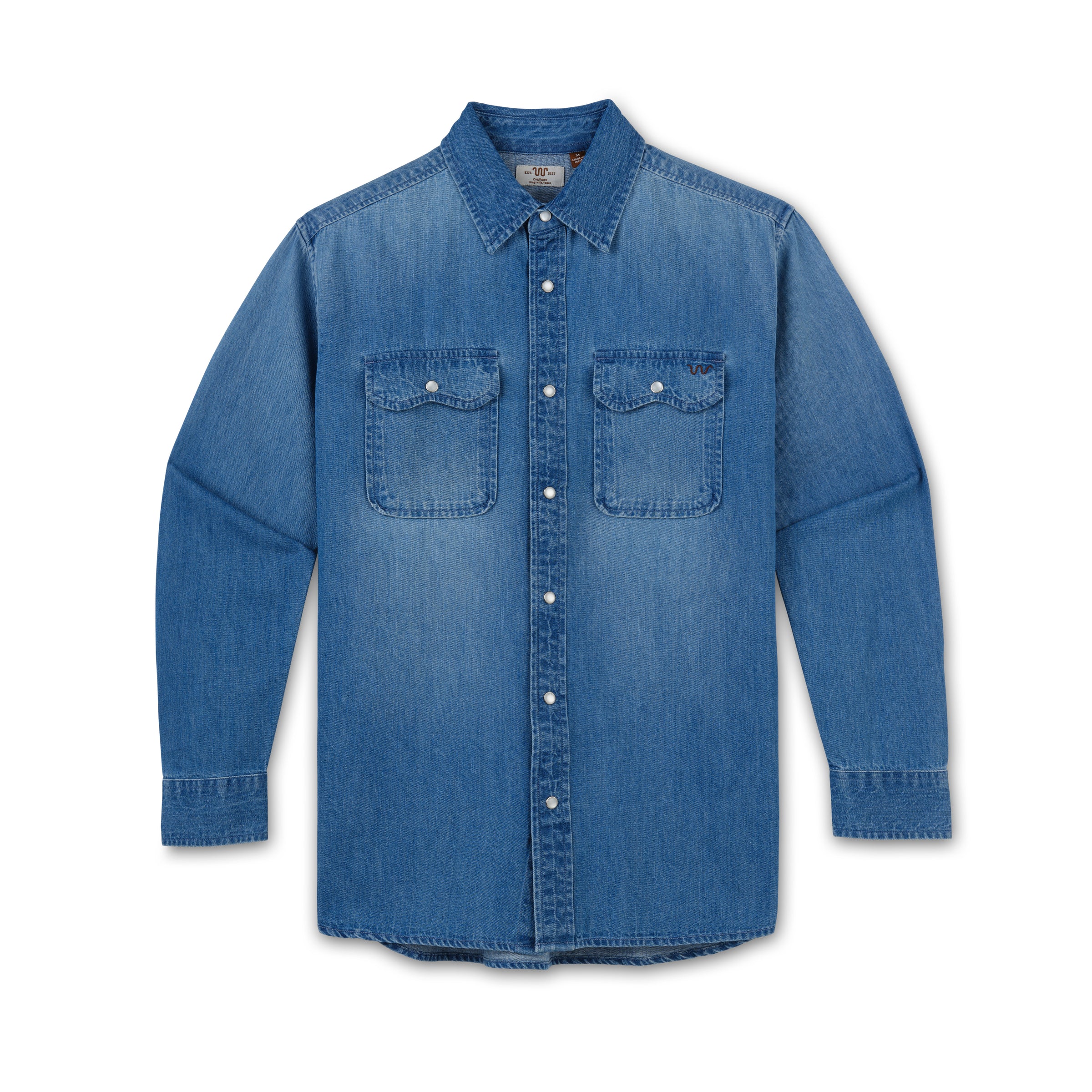 Men's Denim Two Pocket Ranch Shirt