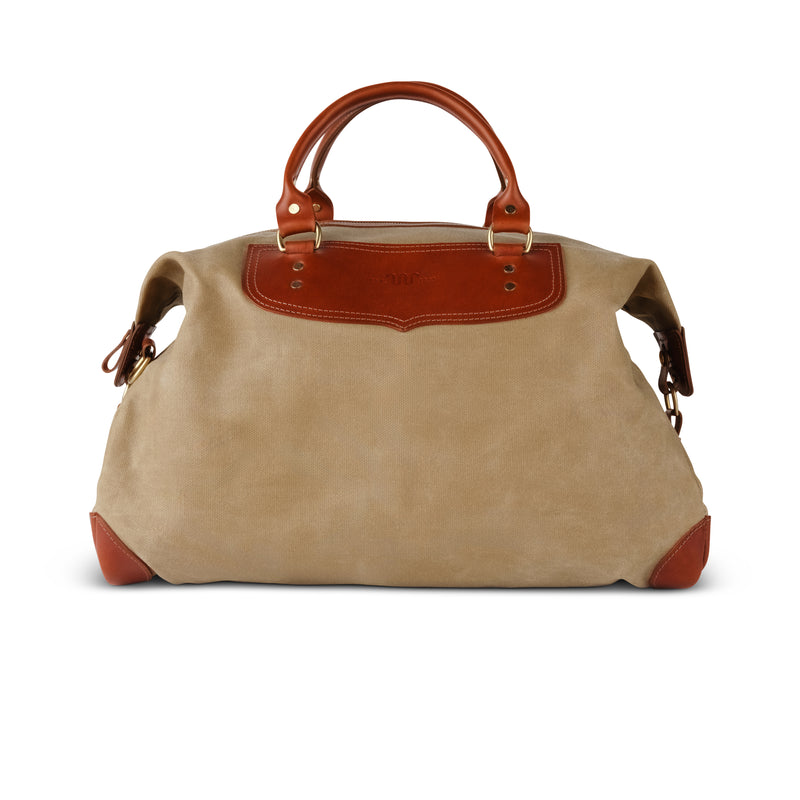 King Ranch Waxed Canvas Duffle Bag | TAN