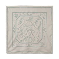 Helenita Loop Road Reversible Silk Scarf