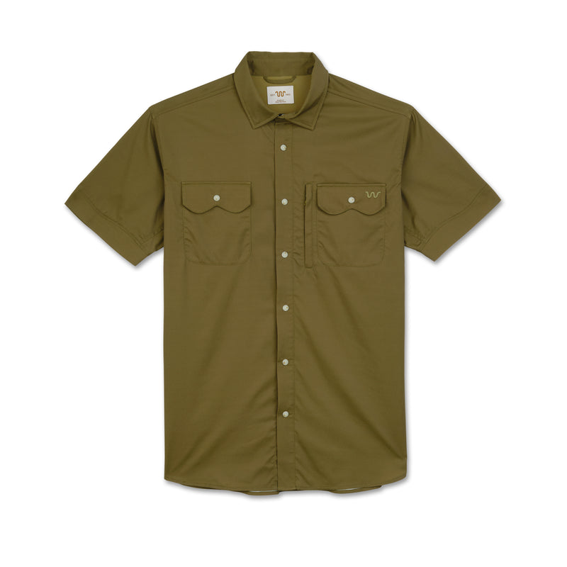 Men's Blue Norther™ Short Sleeve Tech Shirt | OAK MOTTE / Small