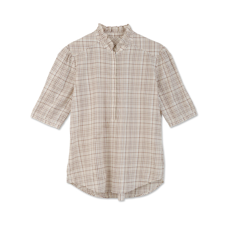 Women's Yarn-dyed Cotton Top | DIAMONDBACK TAN / Extra Small