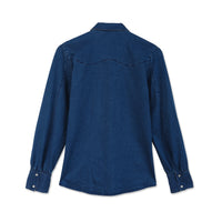 Women's Dark Wash Denim Shirt