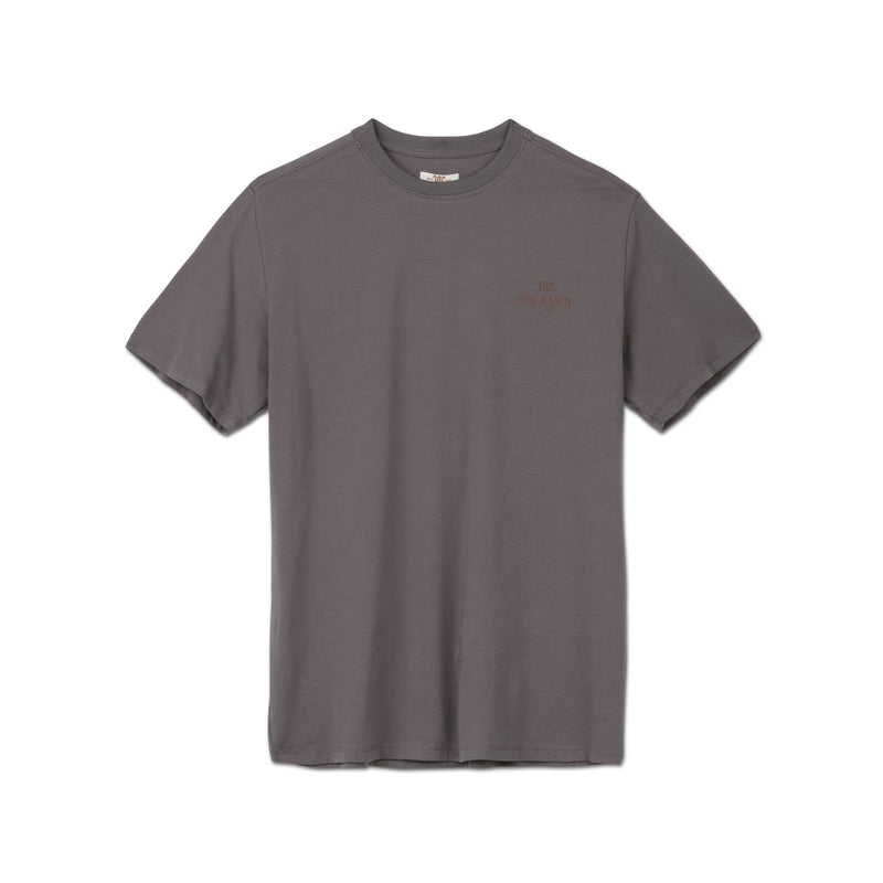 Heritage Running W Graphic Tee | MESQUITE CHARCOAL / Small