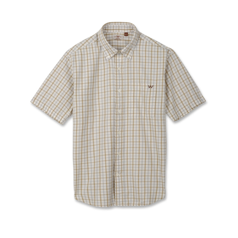 Men's Short Sleeve One Pocket Button Down Shirt | FIELD KHAKI / Small