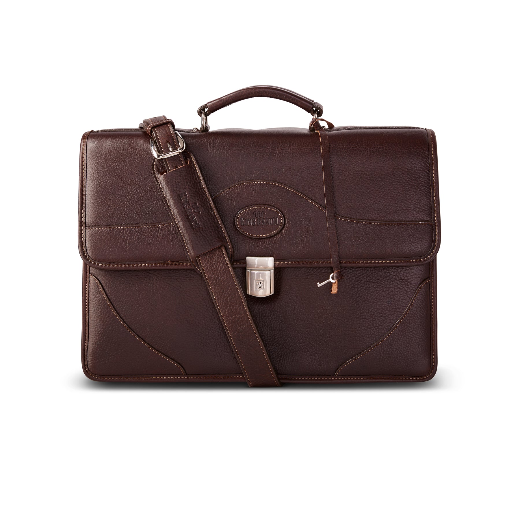 King ranch best sale leather briefcase