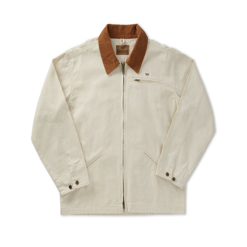 Canvas Jacket - White | WHITE / Small