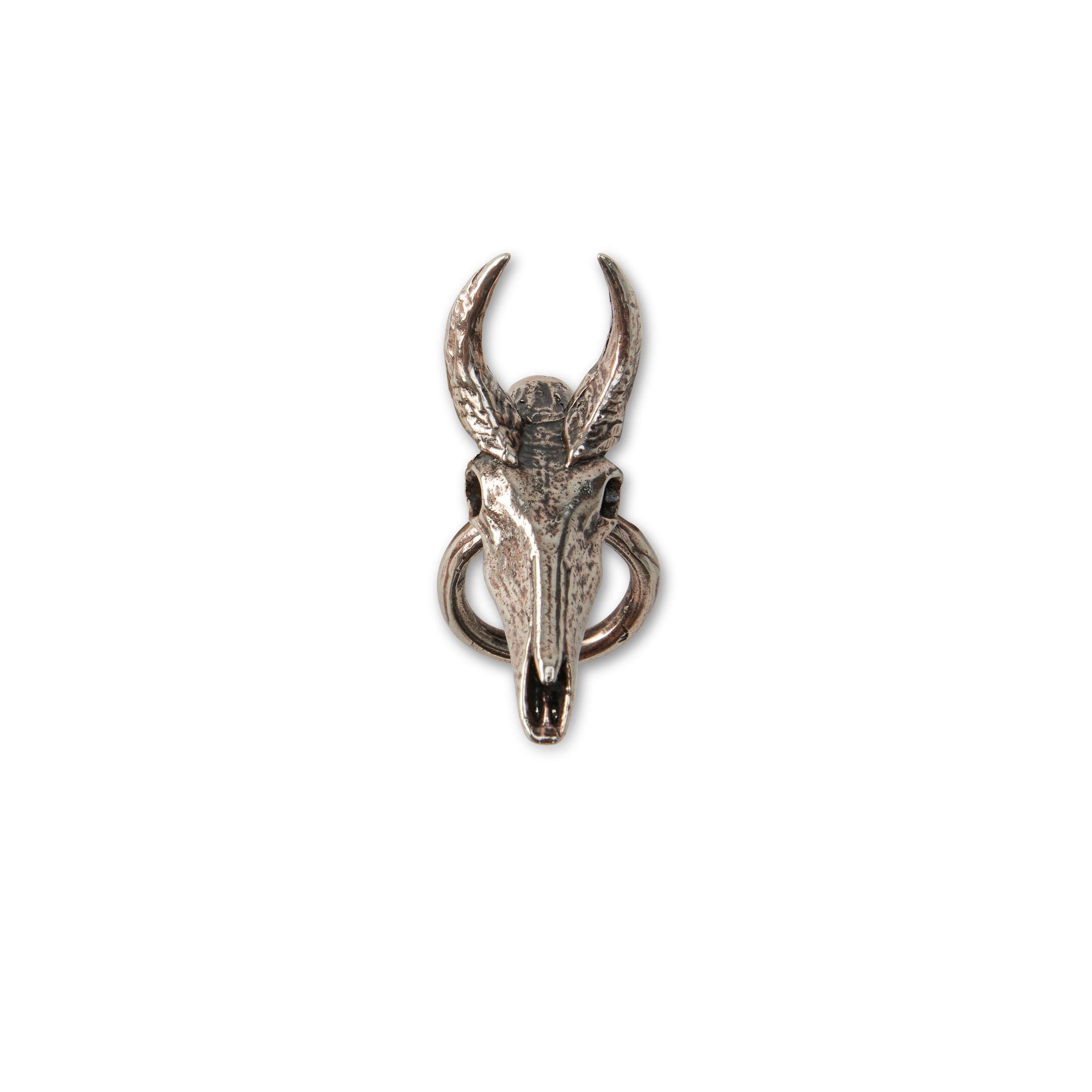 Sterling Silver Nilgai Neckerchief Slide