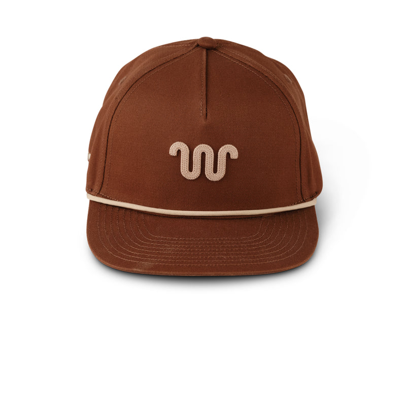 Embroidered W Cap | Chocolate