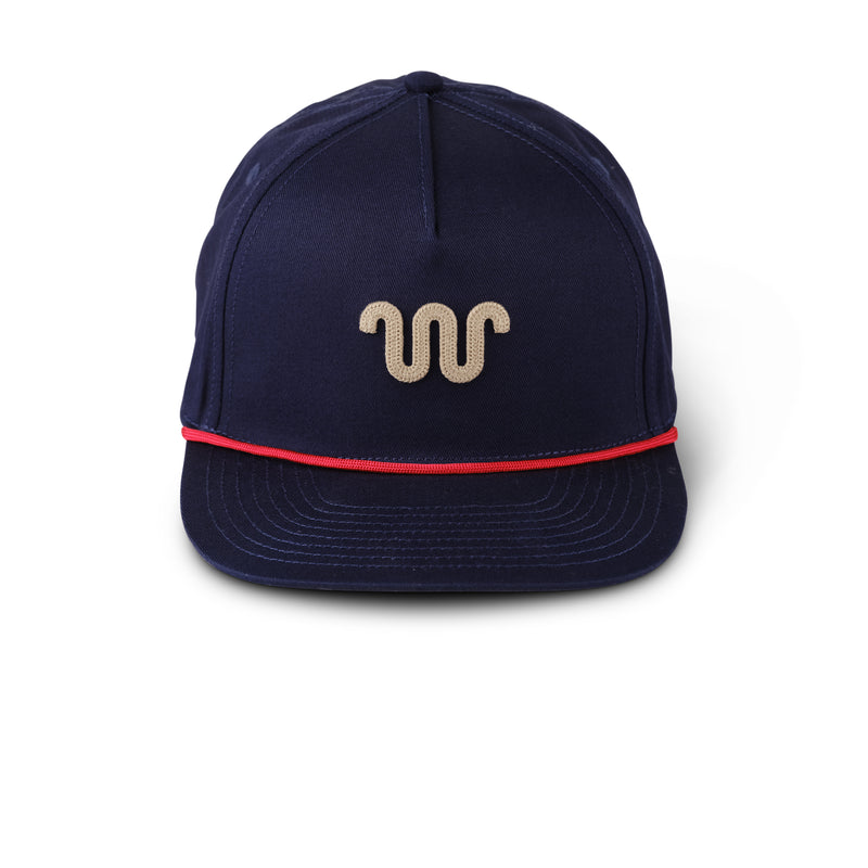 Embroidered W Cap | Navy