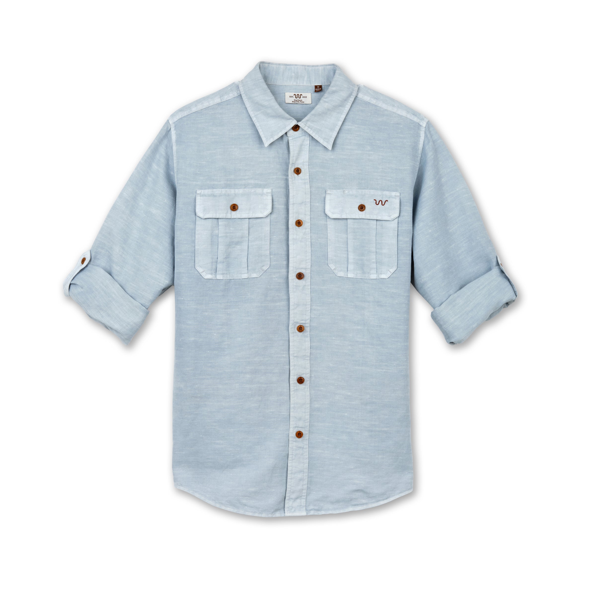 Men's Linen Utility Shirt