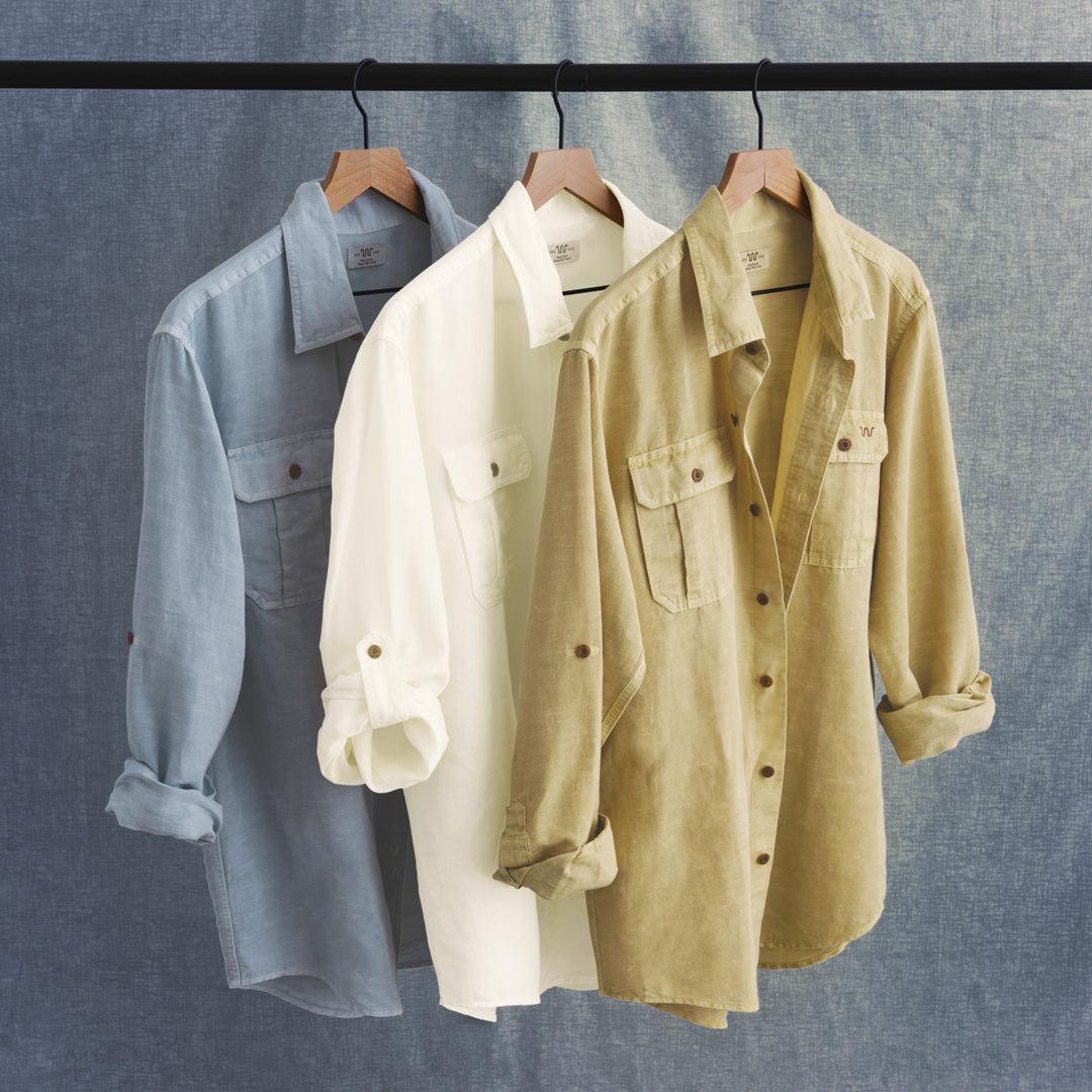 Men's Linen Utility Shirt