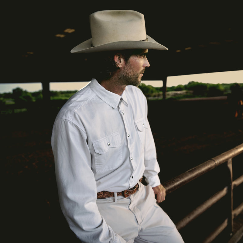 Men’s Two Pocket Ranch Shirt, Twill | lifestyle