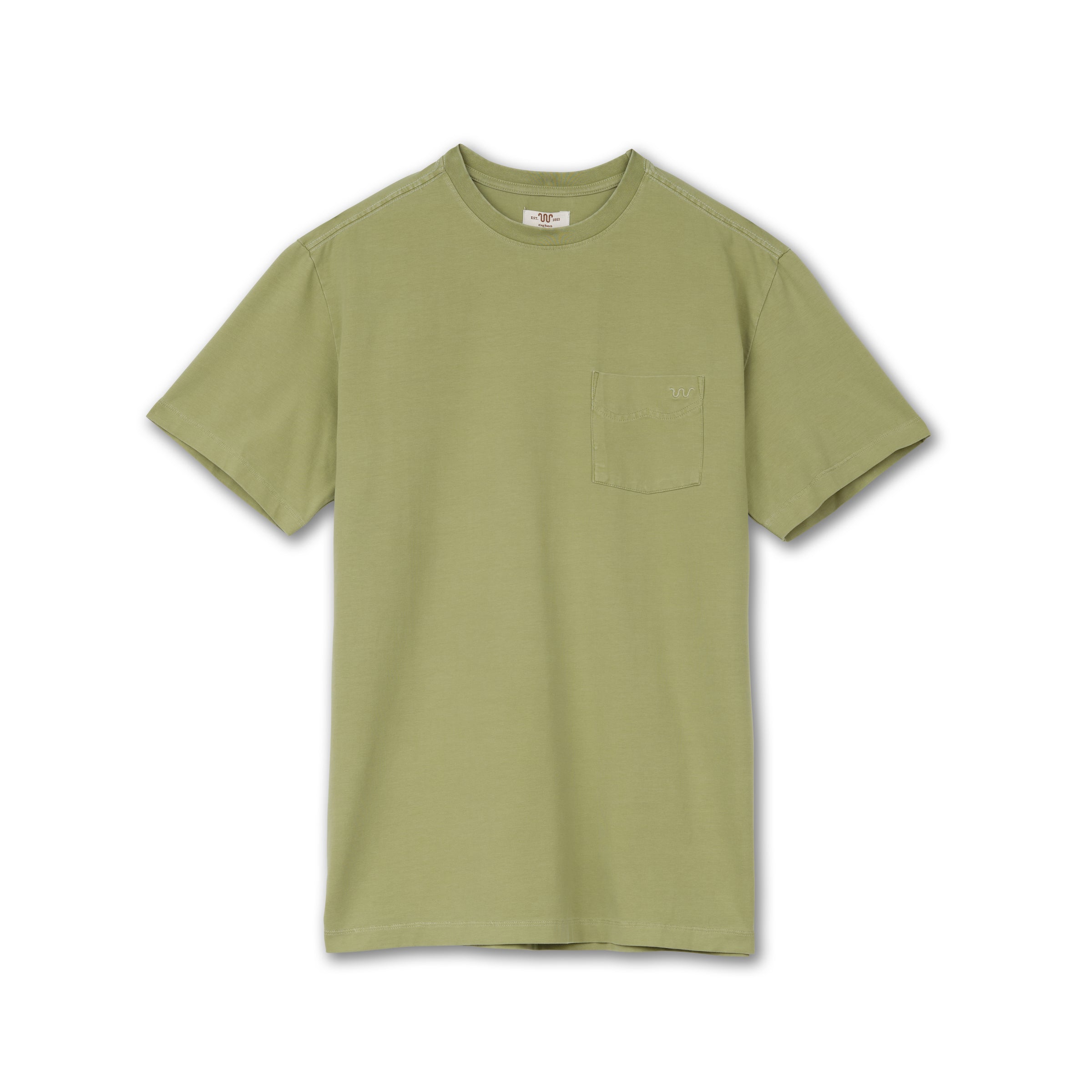 Men's Ranch Pocket Tee, Pigment Dyed