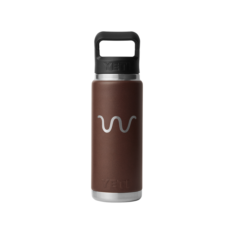 Running W Yeti Rambler, 26 Oz Water Bottle | BROWN