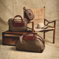 King Ranch Waxed Canvas Duffle Bag